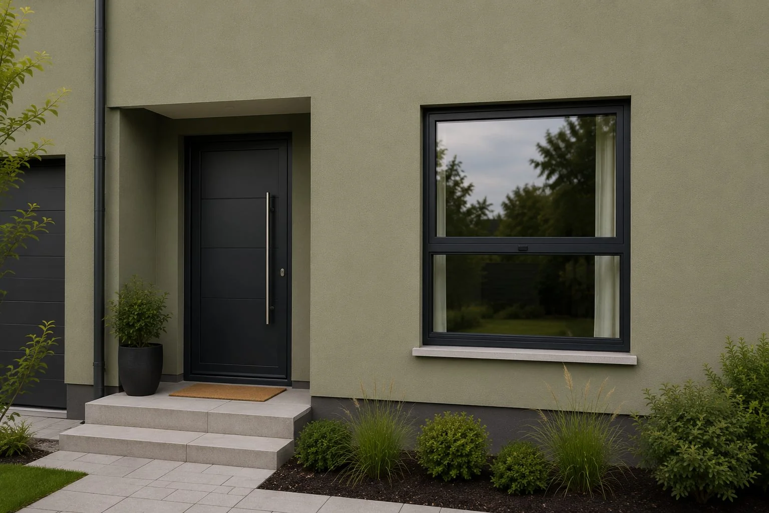 Single-hung impact window