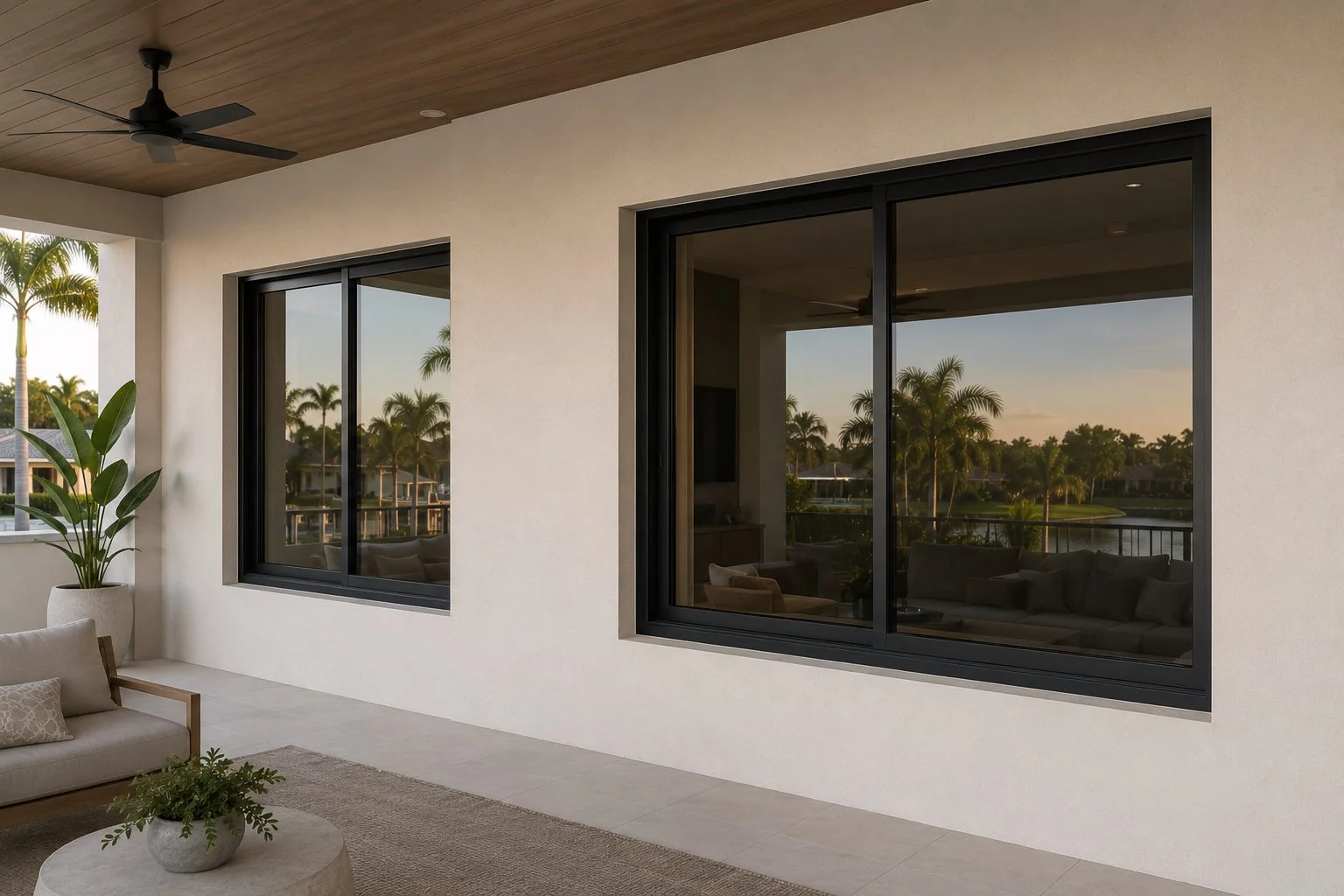American-made impact sliding windows installed by GlassIQ