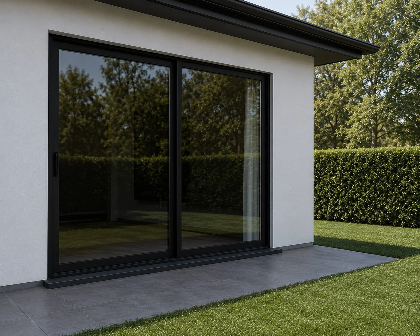 Impact sliding patio doors on a Hillsborough County home